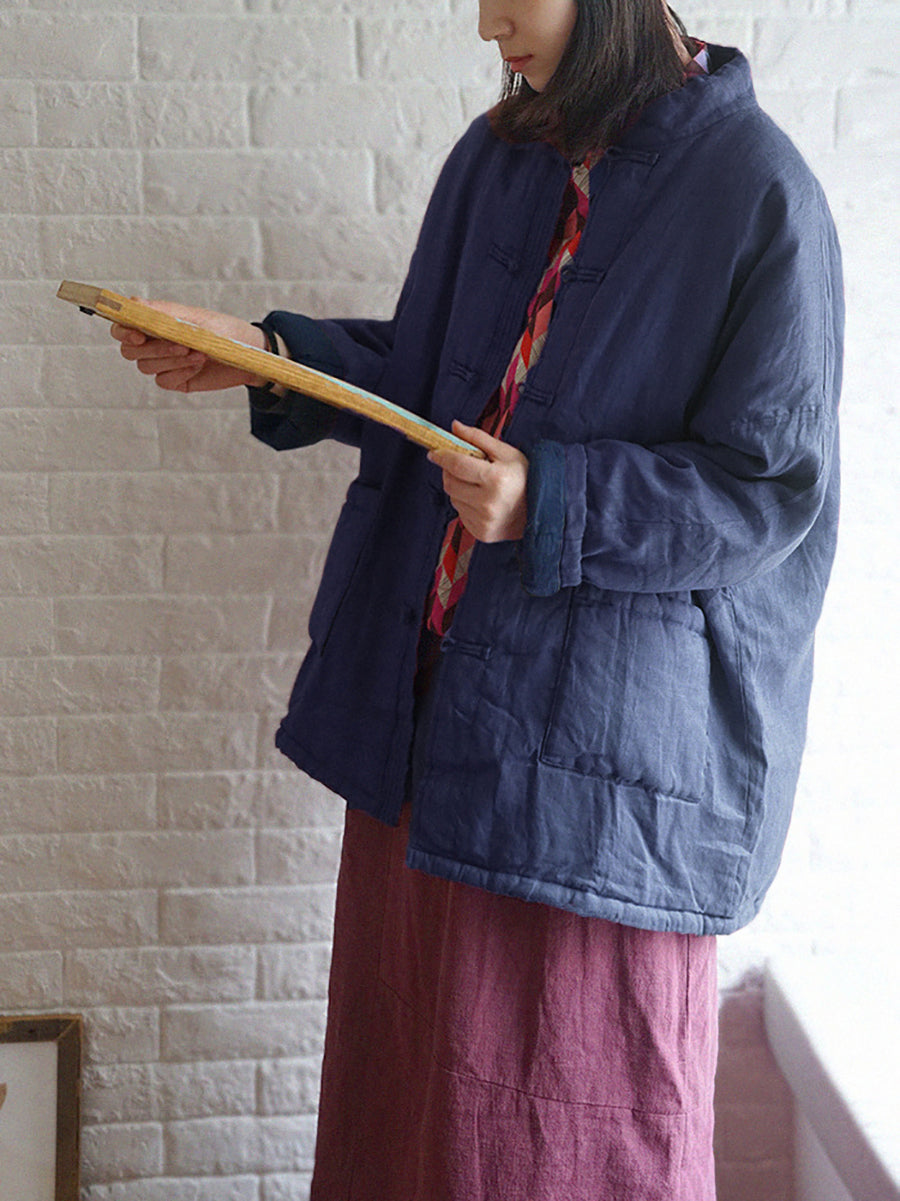 Cappotto invernale imbottito vintage da donna