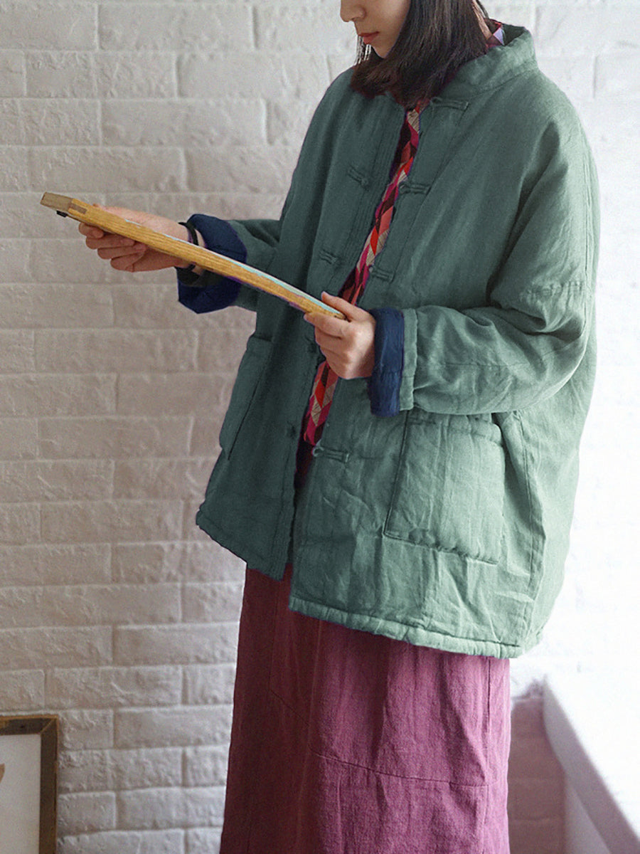 Cappotto invernale imbottito vintage da donna
