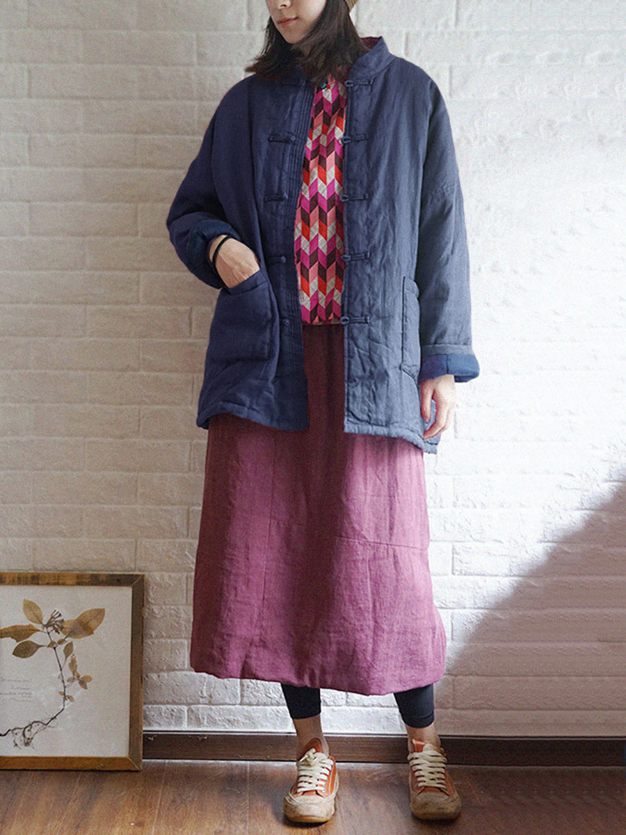 Cappotto invernale imbottito vintage da donna
