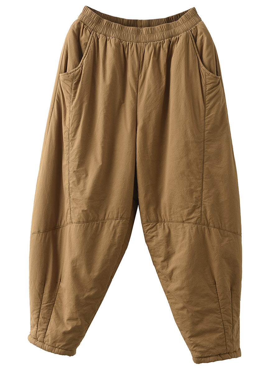 Pantaloni harem imbottiti vintage da donna