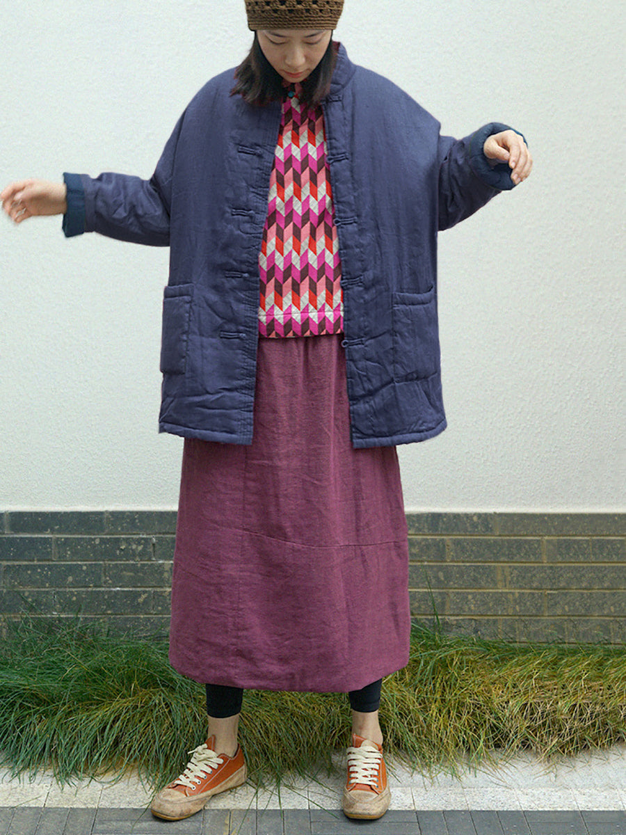 Cappotto invernale imbottito vintage da donna