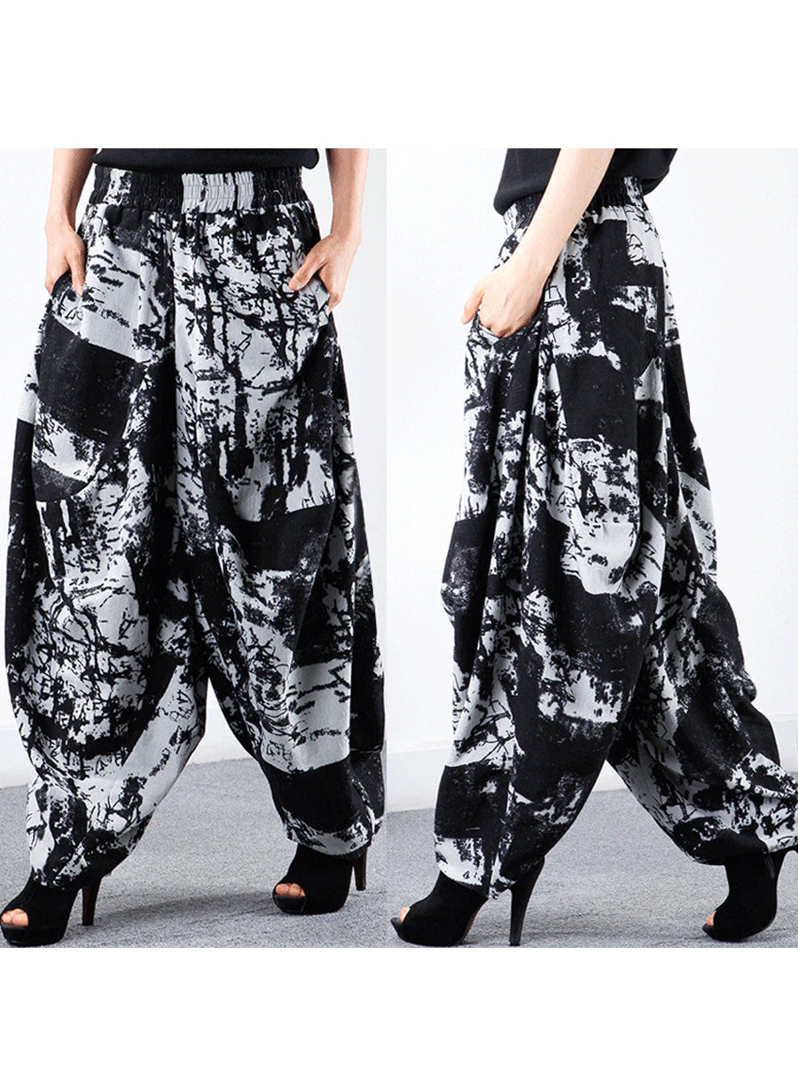 Bloomers confortables à imprimé rétro