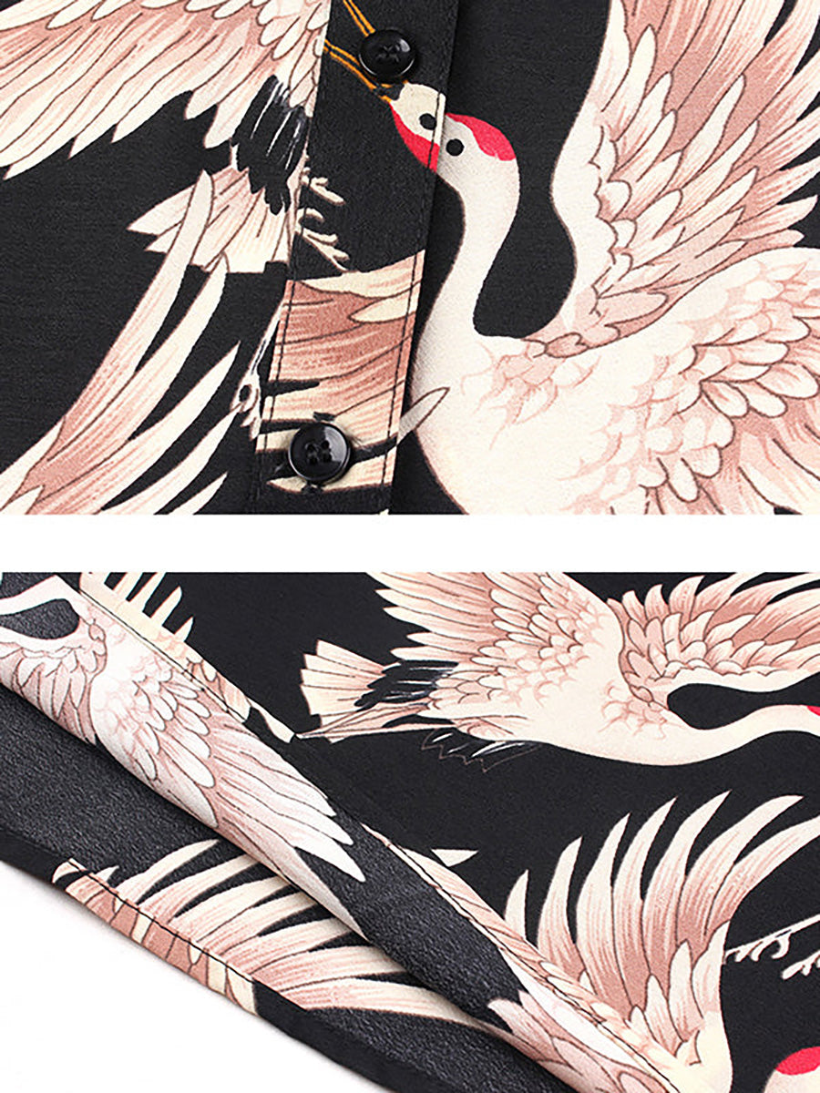 Women Fashion Animal Prints Loose Shirt