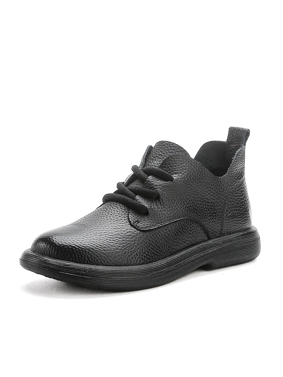 Scarpe basse casual da donna con cinturino in vera pelle morbida