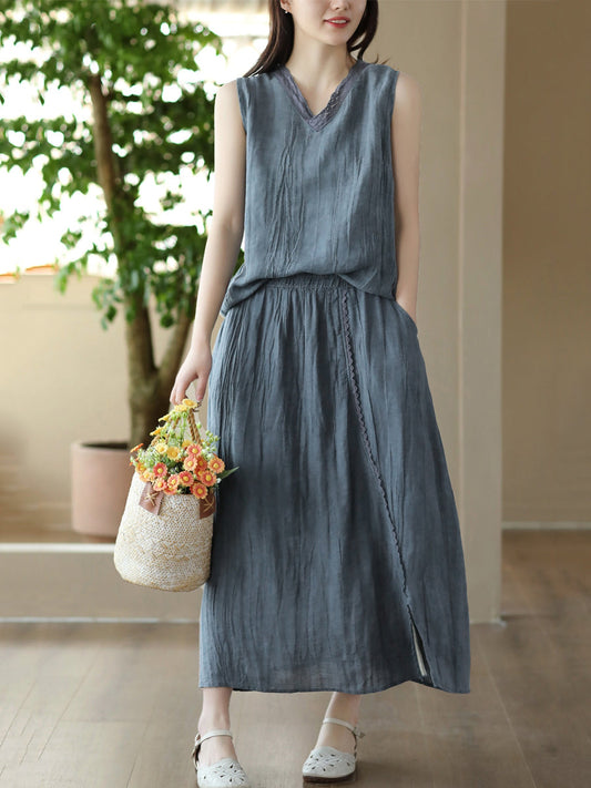 Abiti vintage da donna in 100% ramiè