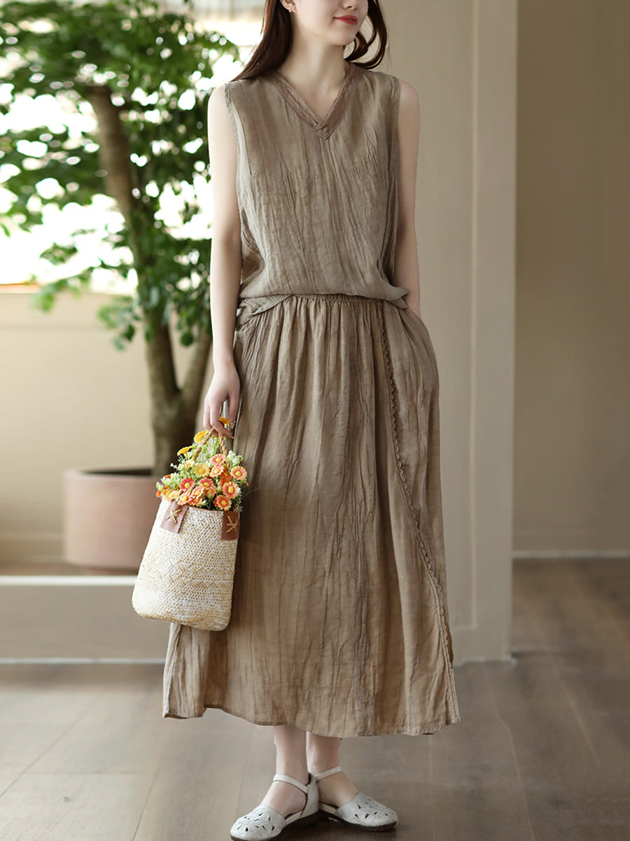 Abiti vintage da donna in 100% ramiè
