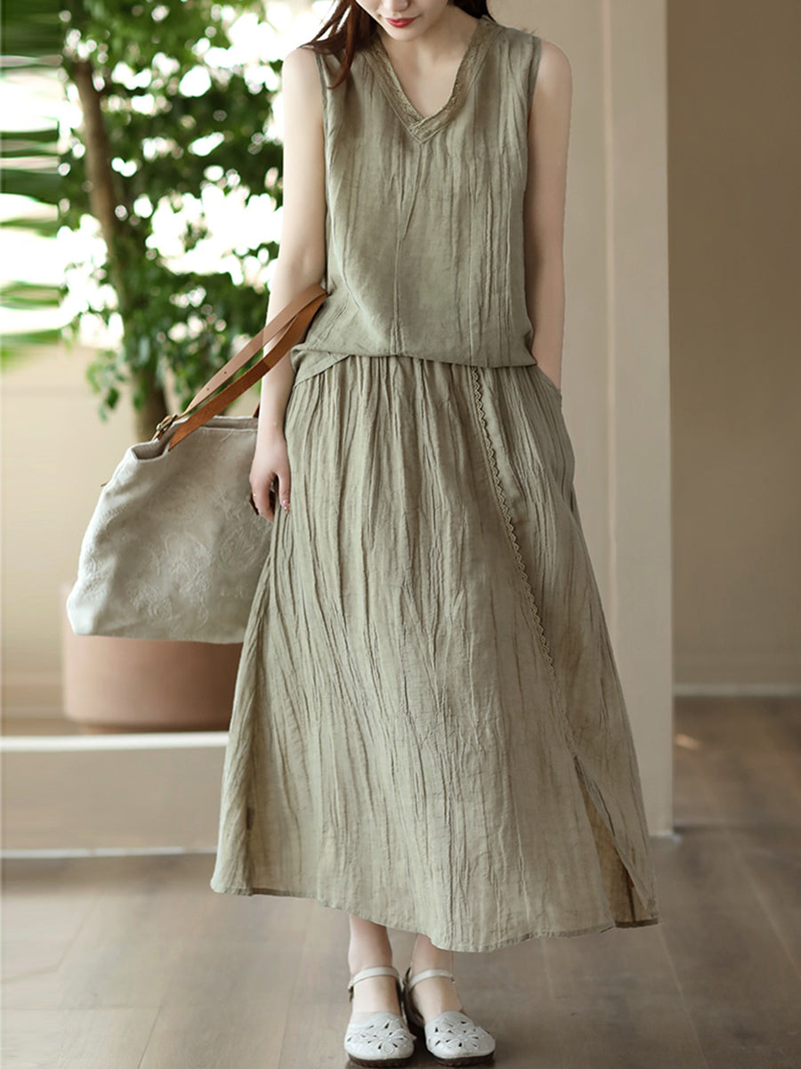 Abiti vintage da donna in 100% ramiè