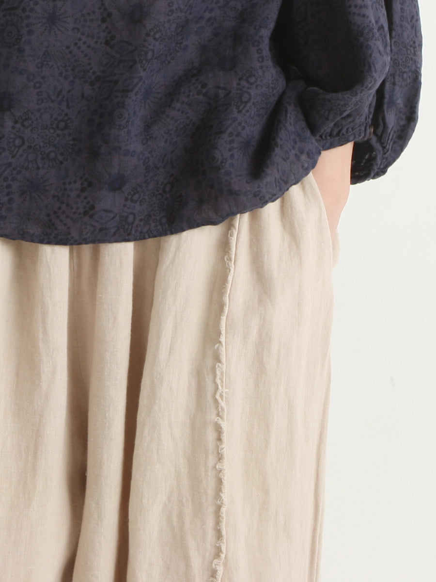 Linen Casual Women Loose Harem Pants