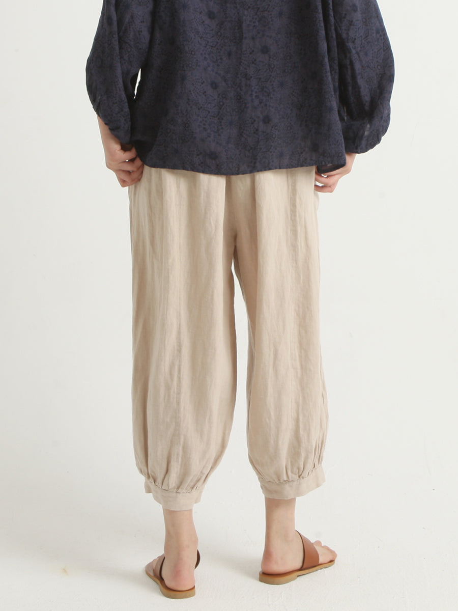 Linen Casual Women Loose Harem Pants
