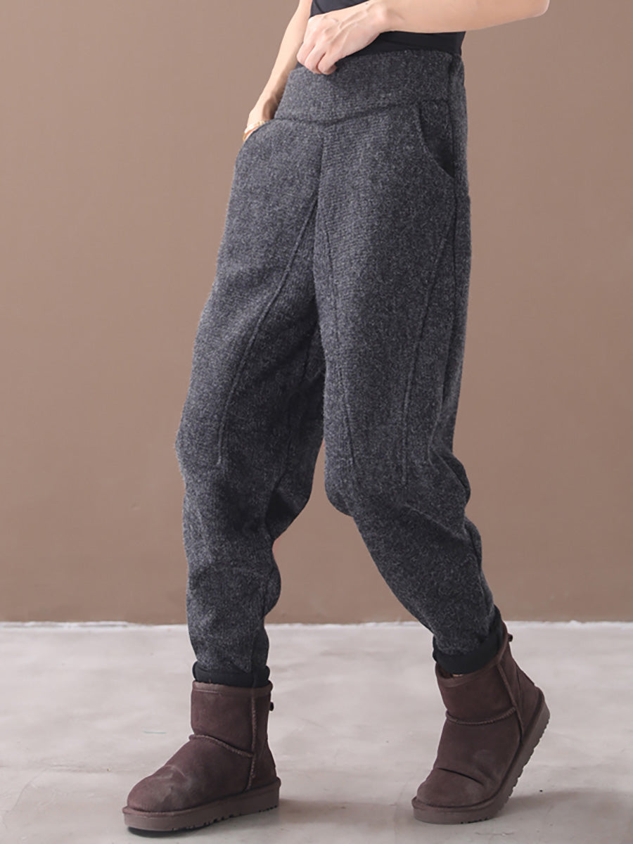 Pantaloni termici ispessiti casual primaverili