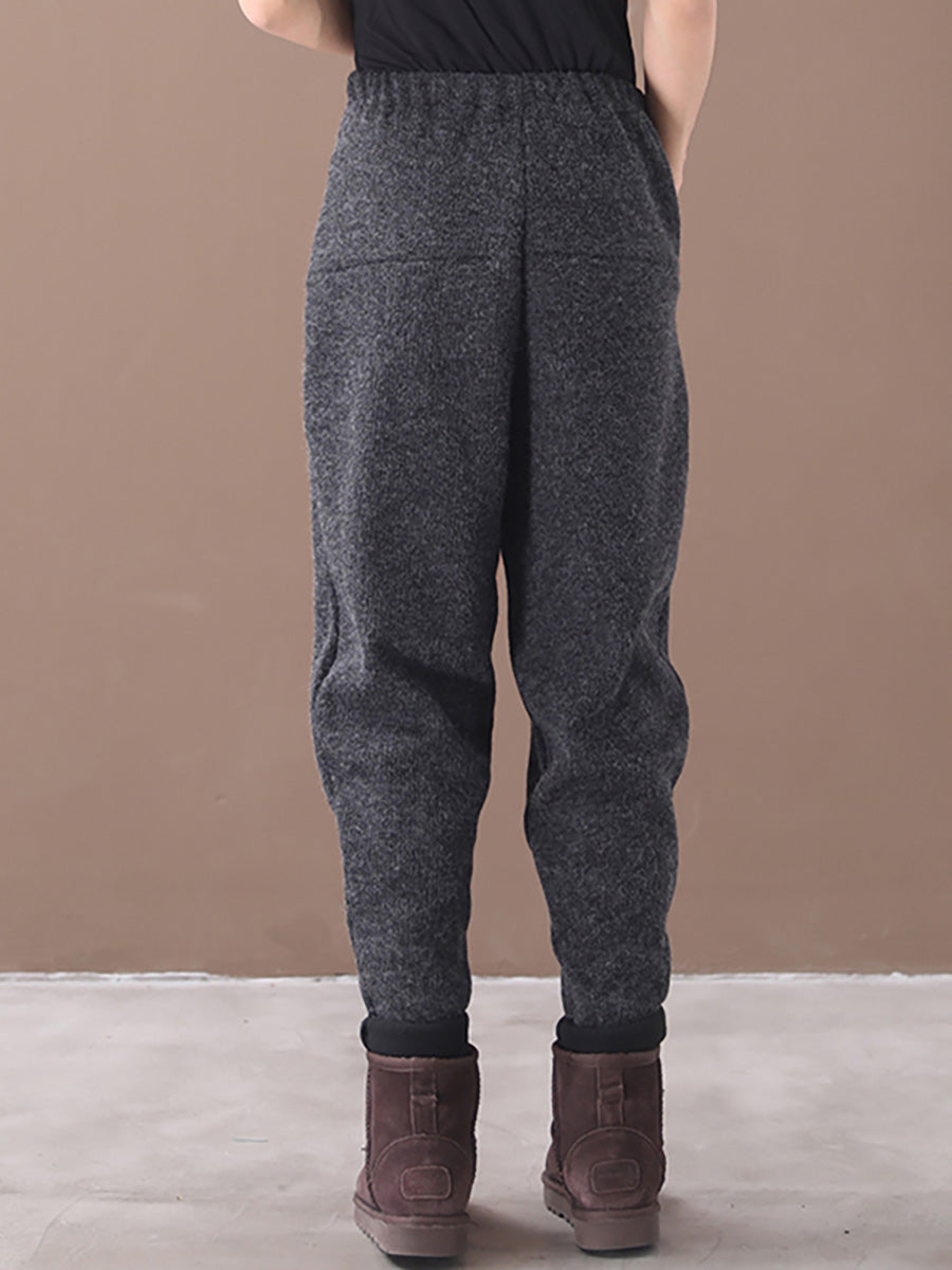 Pantaloni termici ispessiti casual primaverili