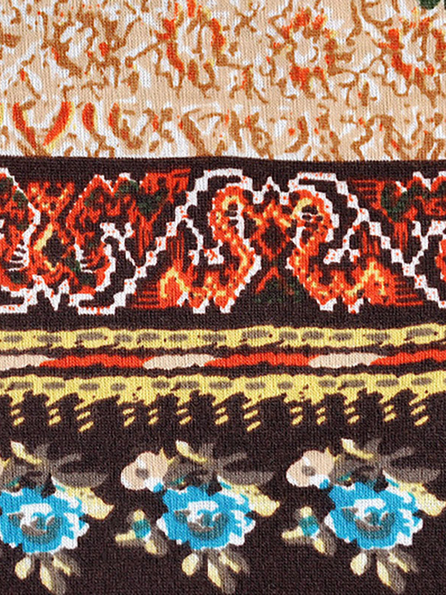 Cappello da donna sottile con stampe floreali per adulti primaverili