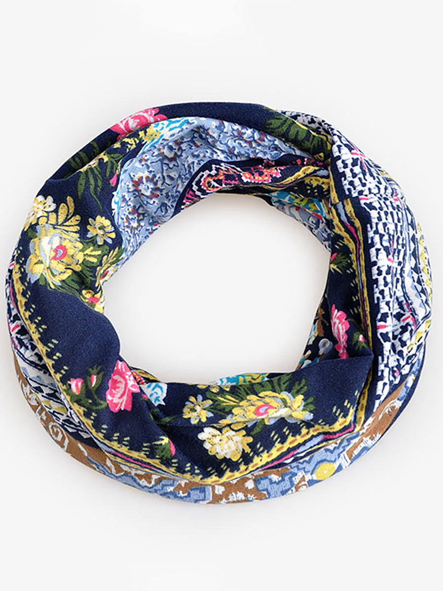 Cappello da donna sottile con stampe floreali per adulti primaverili