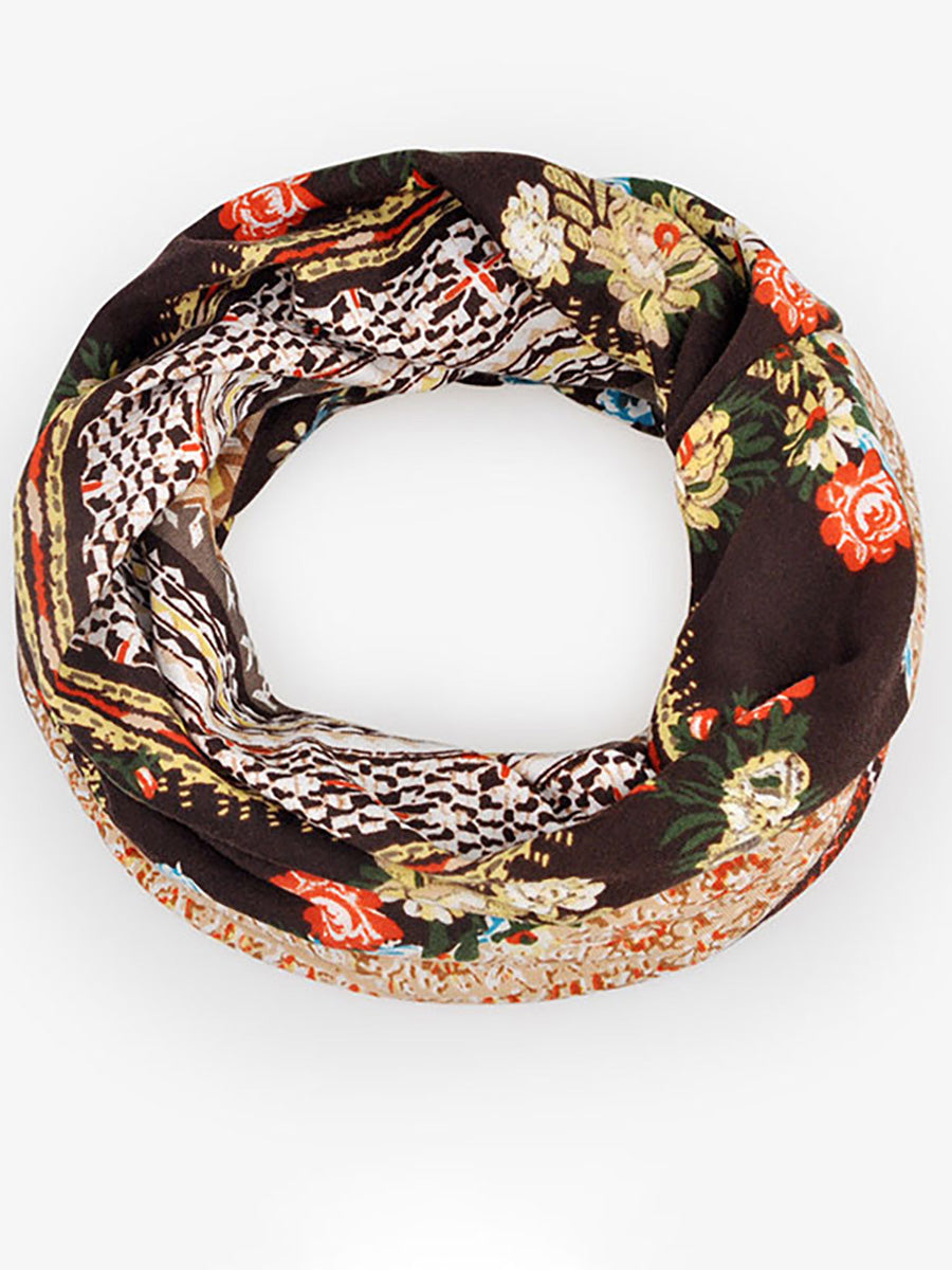 Cappello da donna sottile con stampe floreali per adulti primaverili