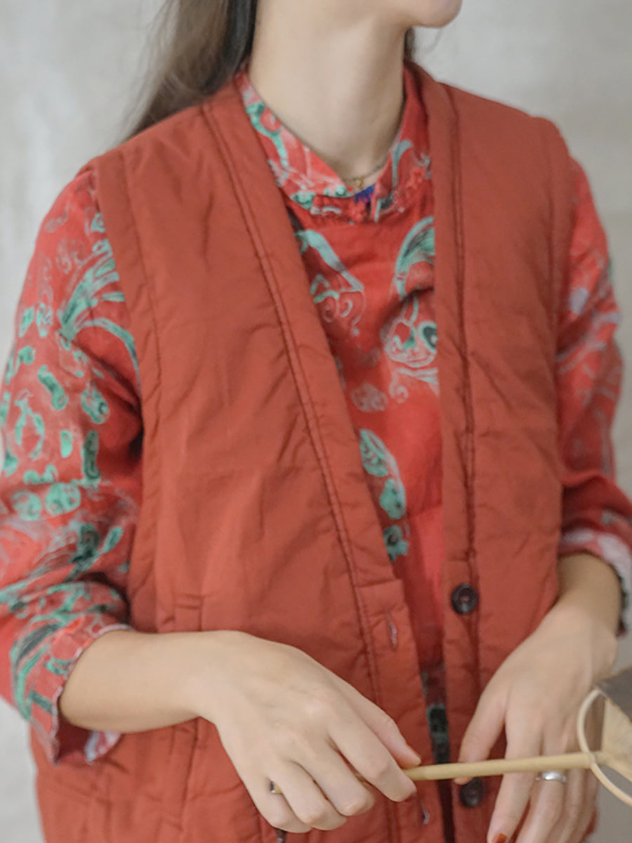 Robe en lin à imprimé floral vintage pour femme