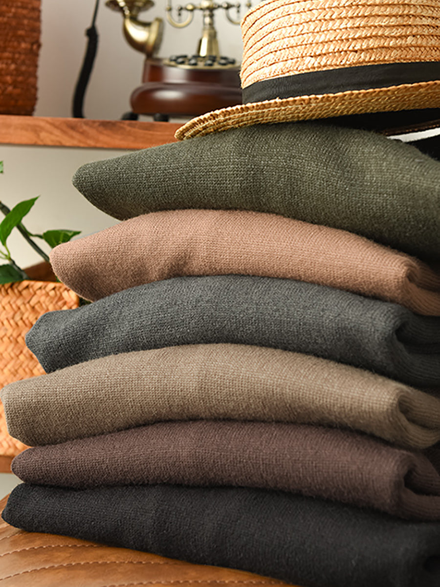 Maglione da donna colorblock in due pezzi finto autunno