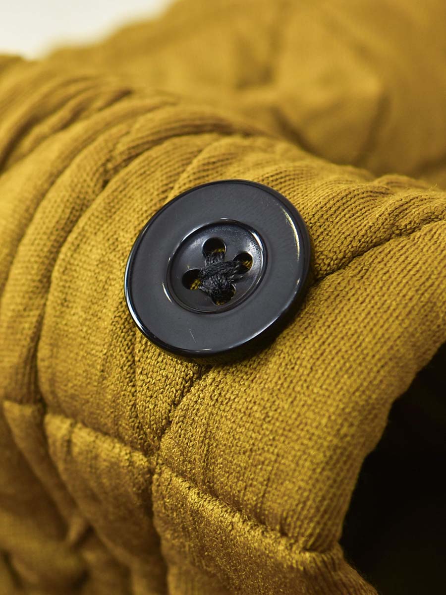 Cappotto con cappuccio e tasca con bottoni casual invernale da donna