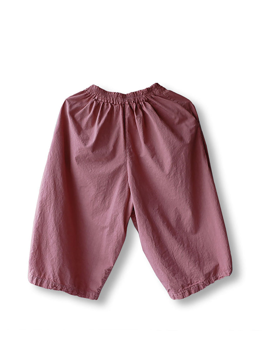 Pantalon d'été décontracté en coton pour femme