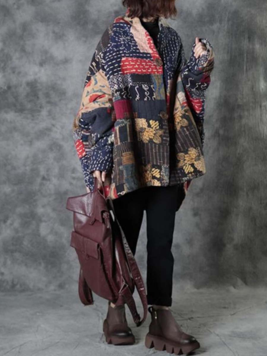 Cappotto monopetto caldo da donna con tasca
