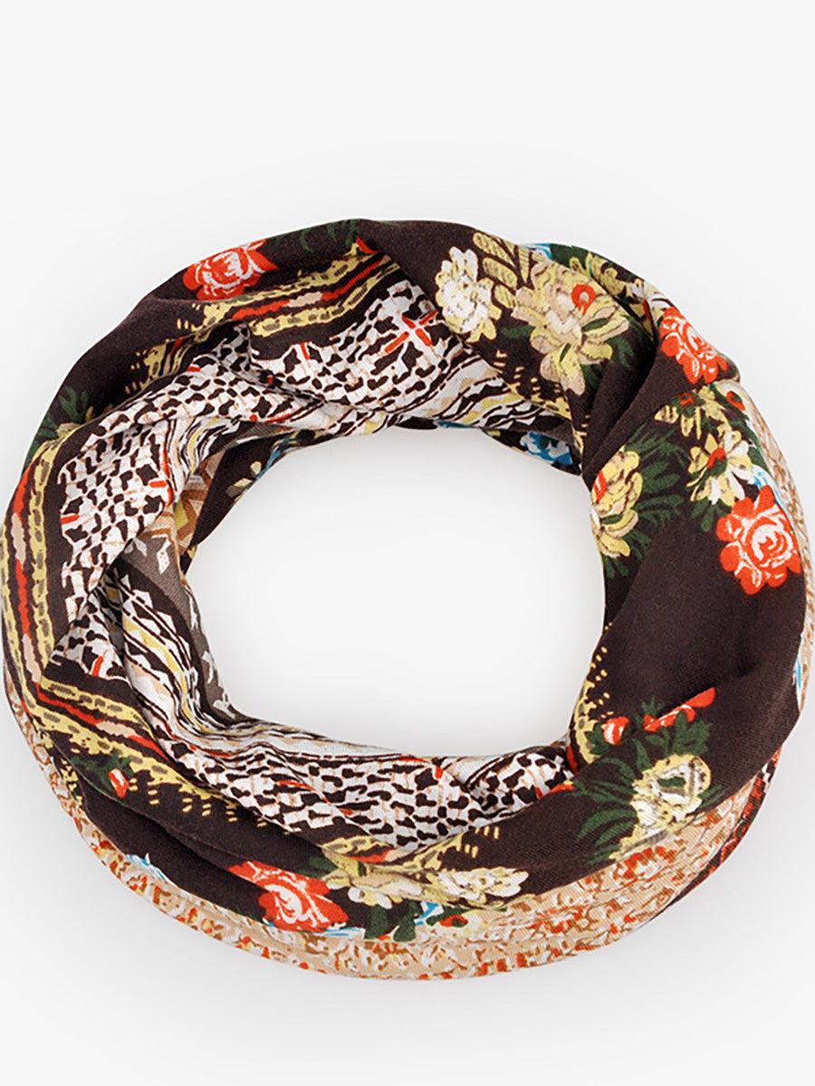 Cappello da donna sottile con stampe floreali per adulti primaverili