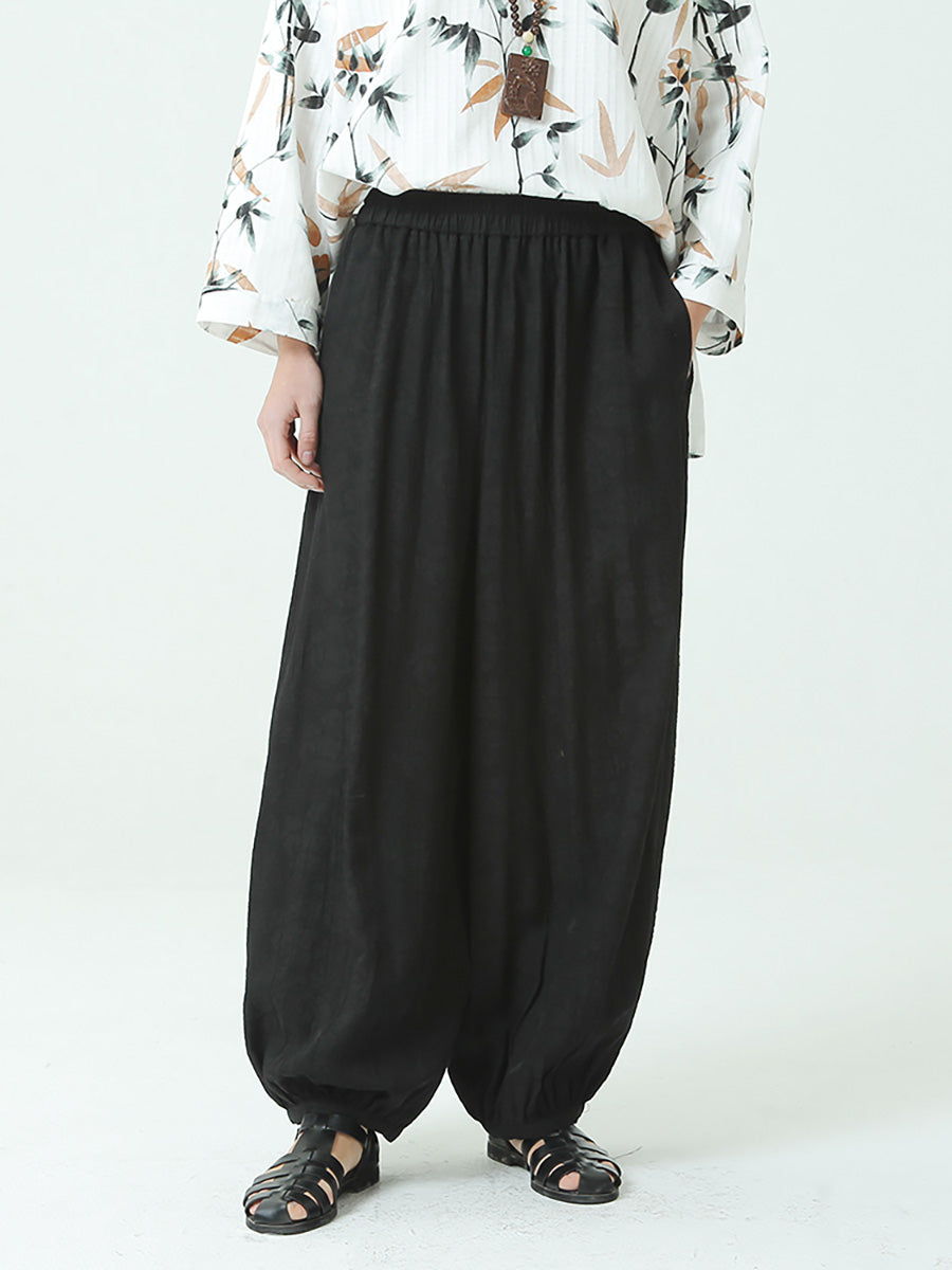 Pantalon lanterne ample de printemps pour femmes