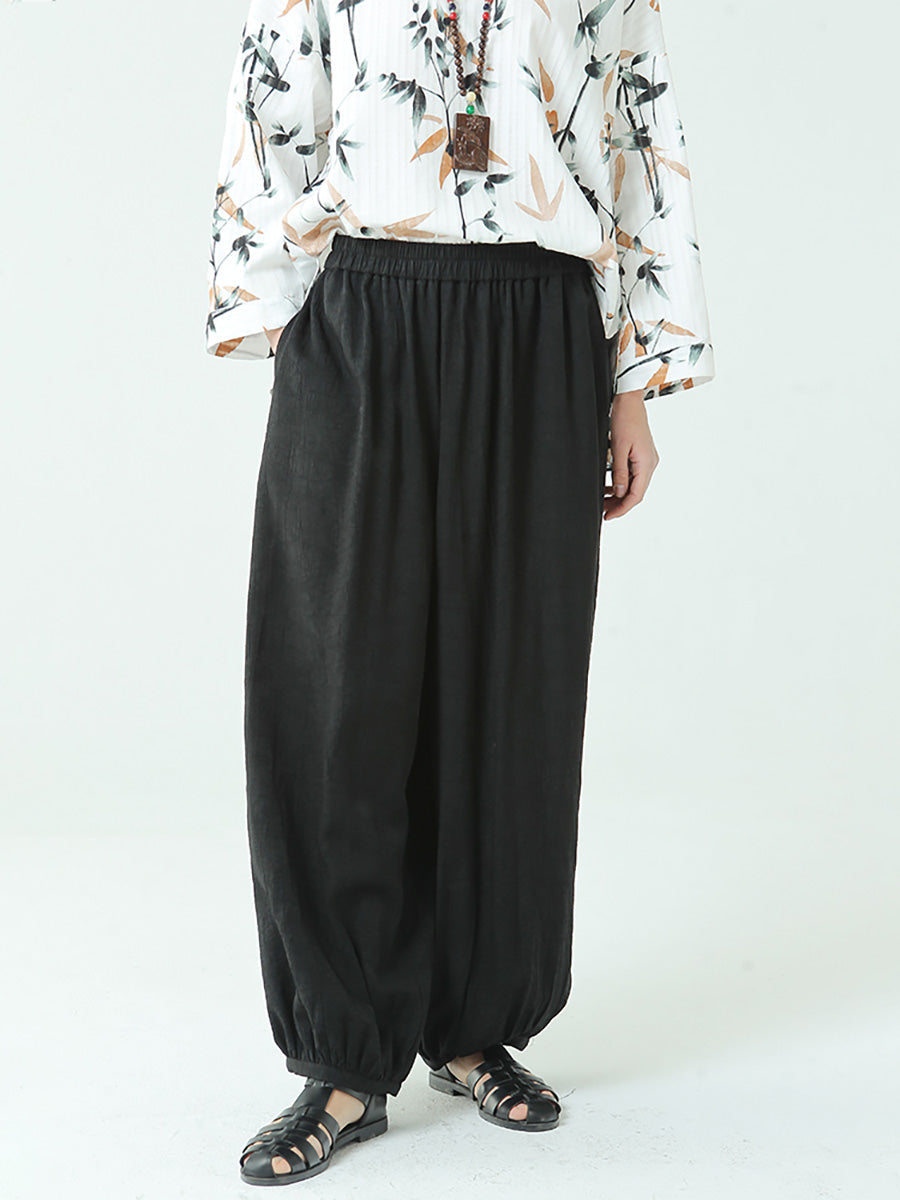 Pantalon lanterne ample de printemps pour femmes