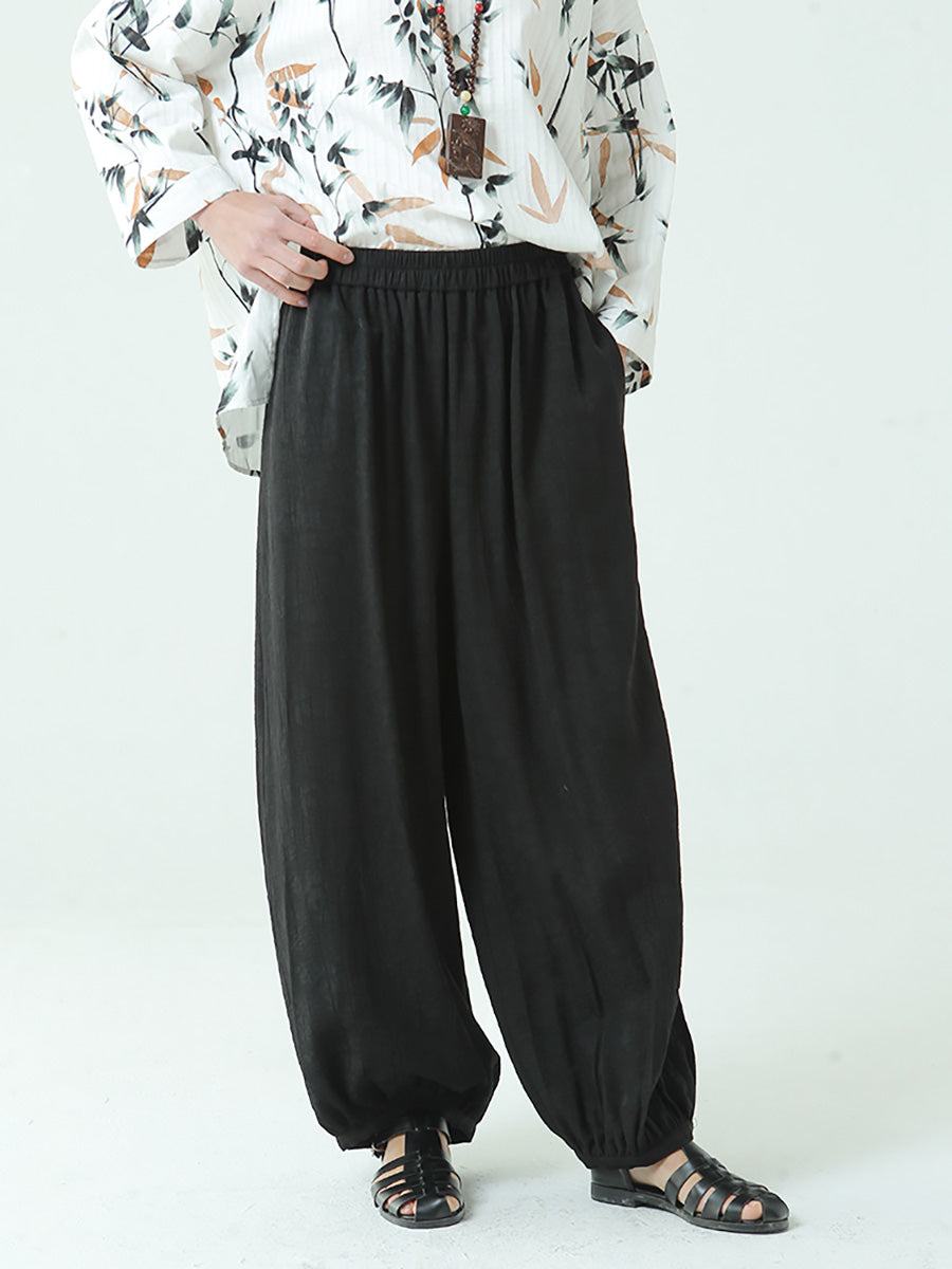 Pantalon lanterne ample de printemps pour femmes