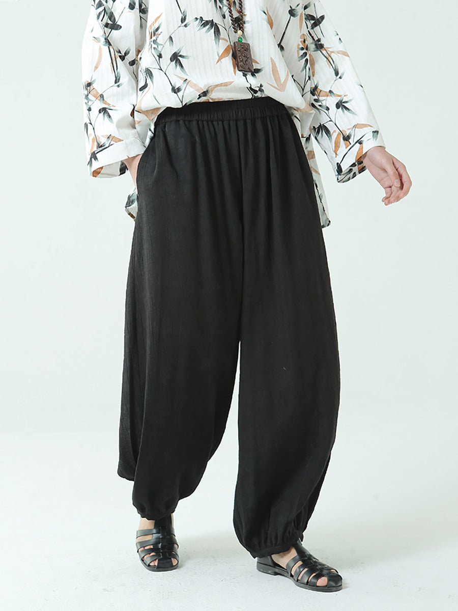 Pantalon lanterne ample de printemps pour femmes