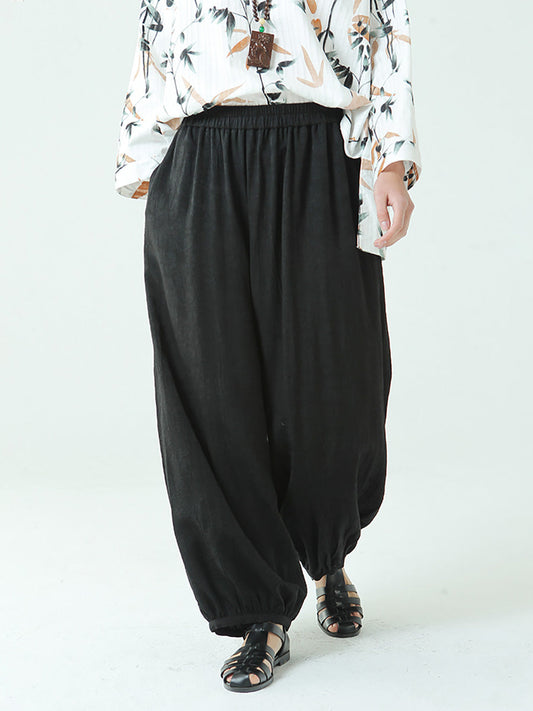 Pantalon lanterne ample de printemps pour femmes