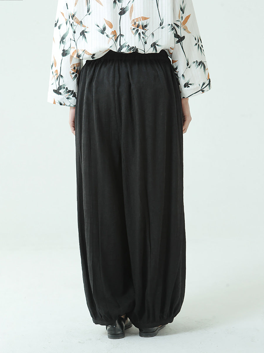 Pantalon lanterne ample de printemps pour femmes