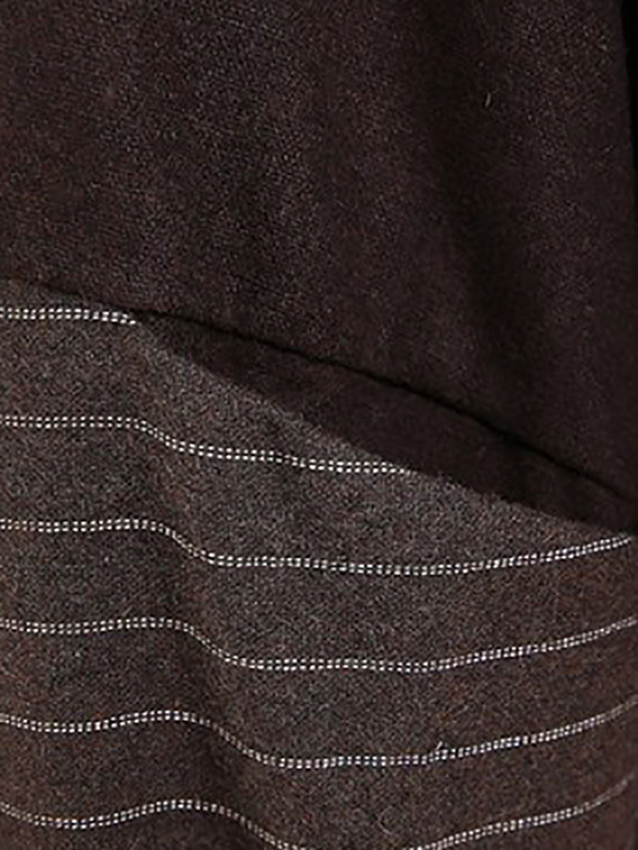 Women Casual Woolen Loose Autumn Dress